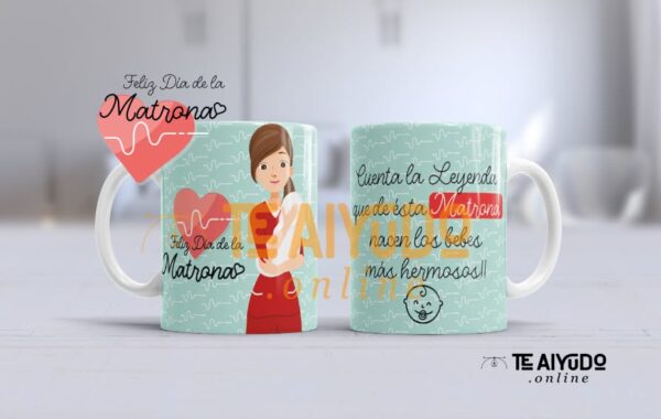 Diseño Tazón Avatars y Frases Matrona (2020)