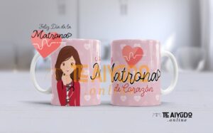 Diseño Tazón Avatars y Frases Matrona (2020)