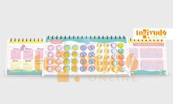 Mini Planner Horizontal Avatars Odontología (2023)