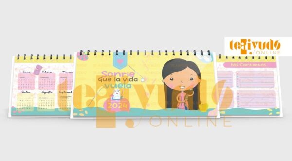 Mini Planner Horizontal Avatars Odontología (2023)